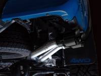 AWE Tuning - AWE 16-22 Toyota Tacoma 0FG Catback Exhaust w/ BashGuard - Dual Diamond Black Tips - Image 13