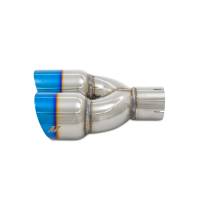 Mishimoto - Mishimoto Dual Offset Tips 2.5in Inlet 3in Outlet Slash Cut - Burnt - Image 2