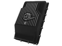 aFe 17-24 Ford F-150 10R60/10R80 Pro Series Rear Transmission Pan Black w/ Machined Fins