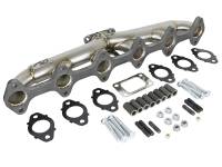 aFe Power (Advanced FLOW Engineering) - aFe Twisted Steel Header Turbo Manifold (T3) 98.5-02 Dodge Diesel Trucks L6 5.9L (td) - Image 2