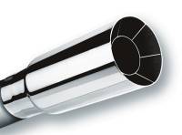 Borla - Borla Universal Polished Tip Single Round Intercooled (inlet 2 1/4in. Outlet 2 1/2in)  *NO Returns* - Image 1