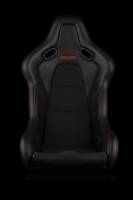 BRAUM RACING SEATS & MORE - BRAUM Racing Falcon-S Composite FRP Bucket Seat - Red Stitching - Each - Image 1