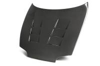 Seibon 93-98 Toyota Supra (JZA80L) TS Style Carbon Fiber Hood