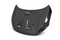 Seibon 2016-2017 Honda Civic Coupe/Sedan/Hatchback MR-Style Carbon Fiber Hood