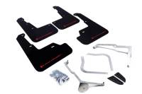 Rally Armor - Rally Armor 15+ Subaru WRX & STi Sedan Only UR Black Mud Flap w/ Red Logo - Image 1