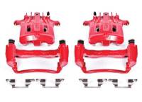 PowerStop 2000 Ford Excursion Rear Red Calipers w/Brackets - Pair