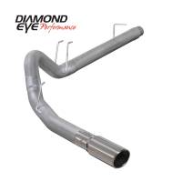 Diamond Eye Exhaust System Kit, 2008-2010 Ford 6.4L Powerstroke F250/F350 (All Cab And Bed Lengths) 4In. Aluminz