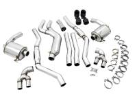 AWE Tuning - AWE 2019+ BMW M340i (G20) Resonated Touring Edition Exhaust - Quad Diamond Black Tips - Image 8