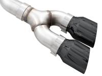 AWE Tuning - AWE 0FG 21+ Ford F150 Dual Side Exit Cat-Back Exhaust - 4.5in Diamond Black Tips - Image 2