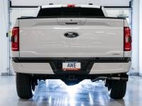 AWE Tuning - AWE 0FG 21+ Ford F150 Dual Side Exit Cat-Back Exhaust - 4.5in Diamond Black Tips - Image 5
