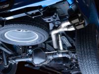 AWE Tuning - AWE 0FG 21+ Ford F150 Dual Side Exit Cat-Back Exhaust - 4.5in Diamond Black Tips - Image 8