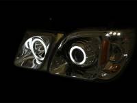 ANZO Headlights, Tail Lights and More  - ANZO 1998-2007 Lexus Lx470 Projector Headlights w/ Halo Black (CCFL) - Image 2