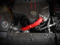 aFe Power (Advanced FLOW Engineering) - aFe BladeRunner Red 2-3/4in Aluminum Charge Pipe 2021 Toyota Supra GR (A90) I4-2.0L (t) B48 - Image 6
