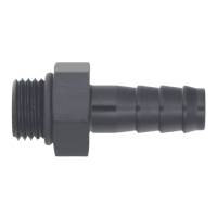 DeatschWerks - DeatschWerks 6AN ORB Male to 3/8in Male Triple Barb Fitting (Incl O-Ring) - Anodized Matte Black - Image 2