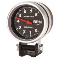AutoMeter - AutoMeter Standard 2-5/8in 8,000 RPM Pedestal Mount Tachometer Sport Comp - Image 2