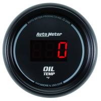 AutoMeter Black 0-400F Digital Oil Temp Gauge