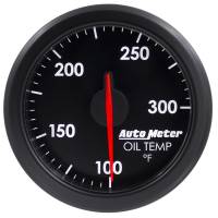 AutoMeter Airdrive 2-1/6in Oil Temp Gauge 100-300 Degrees F - Black
