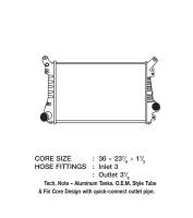 CSF Radiators - CSF 11-16 GMC Sierra 2500HD 6.6L OEM Intercooler - Image 2
