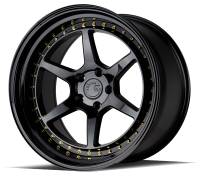 AodHan Wheels - Aodhan Wheels Rim DS09 19x9.5 5x114.3 73.1CB ET22 Gloss Black W /Gold Rivets - Image 3