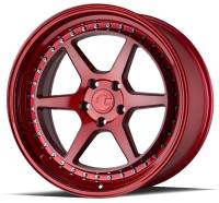 AodHan Wheels - Aodhan Wheels Rim DS09 18x9.5 5x114.3 73.1CB ET15 Candy Red w/ (Chrome Rivets) - Image 3