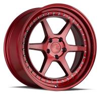 Aodhan Wheels Rim DS09 19x8.5 5x114.3 73.1CB ET35 Candy Red w/ (Chrome Rivets)
