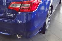 Rally Armor - Rally Armor 2015 Subaru Legacy UR Black Mud Flap w/ Red Logo - Image 2