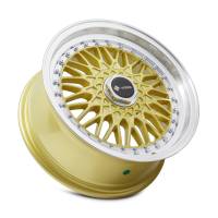 Vors Wheels - Vors Wheels Rim VR3 16x7 4x108 ET30 73.1CB Gold Machined Lip - Image 3