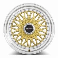 Vors Wheels - Vors Wheels Rim VR3 15x7 4x98 ET32 73.1CB Gold Machined Lip - Image 2