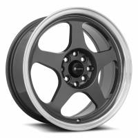 Vors Wheels Rim SP1 16x7 4x108 ET38 73.1CB Hyper Black Machine Lip