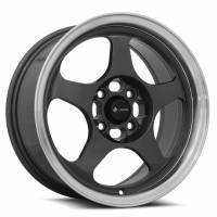 Vors Wheels Rim SP1 15x7 4x100 ET35 73.1CB Hyper Black Machine Lip