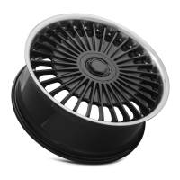 MRR Design Wheels - MRR Wheels Rim VP4 22x9 5x114.3 ET20 73.1CB Black Machined Lip - Image 3