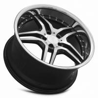 MRR Design Wheels - MRR Wheels Rim RW2 20x10 5x112 ET45 66.6CB Black Chrome Lip - Image 3