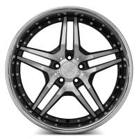 MRR Design Wheels - MRR Wheels Rim RW2 20x10 5x108 ET40 73.1CB Black Chrome Lip - Image 2