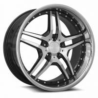 MRR Wheels Rim RW2 20x10 5x114.3 ET25 73.1CB Black Chrome Lip