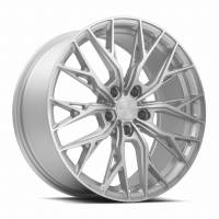 MRR Wheels Rim GF5 18x8.5 5x112 ET35 66.6CB Silver Machine Face