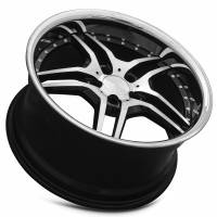 MRR Design Wheels - MRR Wheels Rim RW2 19x9.5 5x112 ET40 66.6CB Black Chrome Lip - Image 3
