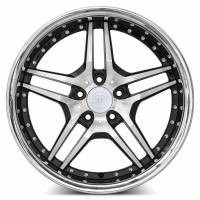 MRR Design Wheels - MRR Wheels Rim RW2 19x9.5 5x108 ET40 73.1CB Black Chrome Lip - Image 2