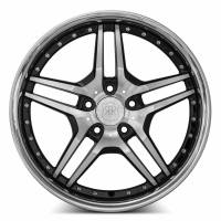 MRR Design Wheels - MRR Wheels Rim RW2 19x8.5 5x120 ET25 72.6CB Black Chrome Lip - Image 2