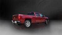 CORSA Performance - Corsa 2014-19 Sierra/Silverado 1500 Crew/Dbl / Short/Std. Bed 6.2L V8 Black Sport Single SideCB Exht - Image 2