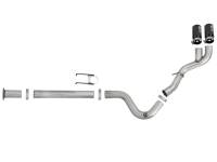 aFe Power (Advanced FLOW Engineering) - aFe Rebel XD 4in SS DPF-Back Exhaust 17-18 FOrd Diesel Trucks V8-6.7L (td) w/ Dual Black Tips - Image 5
