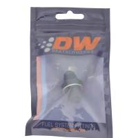 DeatschWerks - DeatschWerks 6AN Male Flare to M16 X 1.5 Male Metric Adapter (Incl Washer) - Anodized Matte Black - Image 1