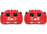 PowerStop 09-10 Dodge Ram 2500 Rear Red Calipers w/Brackets - Pair