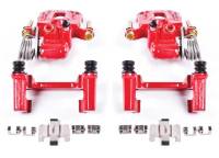 PowerStop 94-04 Ford Mustang Rear Red Calipers w/Brackets - Pair
