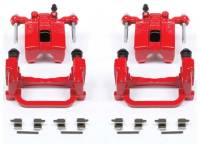 PowerStop 05-08 Infiniti G35 Rear Red Calipers w/Brackets - Pair