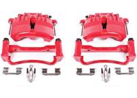 PowerStop 03-04 Ford Mustang Front Red Calipers w/Brackets - Pair
