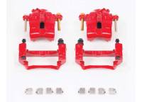 PowerStop 94-97 Mazda Miata Front Red Calipers w/Brackets - Pair