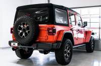 AWE Tuning - AWE 2018+ Jeep Wrangler JL/JLU Tread Edition Axle-Back Dual Exhaust - Diamond Black Tips - Image 3
