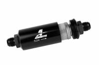 Aeromotive - Aeromotive In-Line Filter - (AN -10 Male) 40 Micron Stainless Mesh Element Bright Dip Black Finish - Image 3