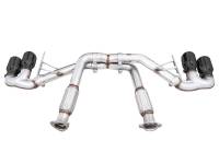 AWE Tuning - AWE 2020 Chevrolet Corvette (C8) Track Edition Exhaust - Quad Diamond Black Tips - Image 5