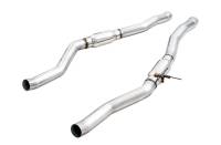 AWE Tuning - AWE 2020 Toyota Supra A90 Resonated Touring Edition Exhaust - 5in Chrome Silver Tips - Image 9